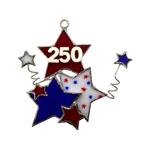 Glass Cover- Firework Stars 250th *Limited Design*
