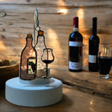 Glass Cover- Bottle/Glass of Wine