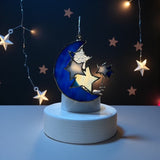 Glass Cover- Celestial Moon and Stars
