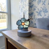 Glass Cover- Flower (Blue) with Dragonfly (coming Soon)