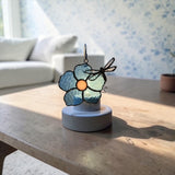 Glass Cover- Flower (Blue) with Dragonfly (coming Soon)