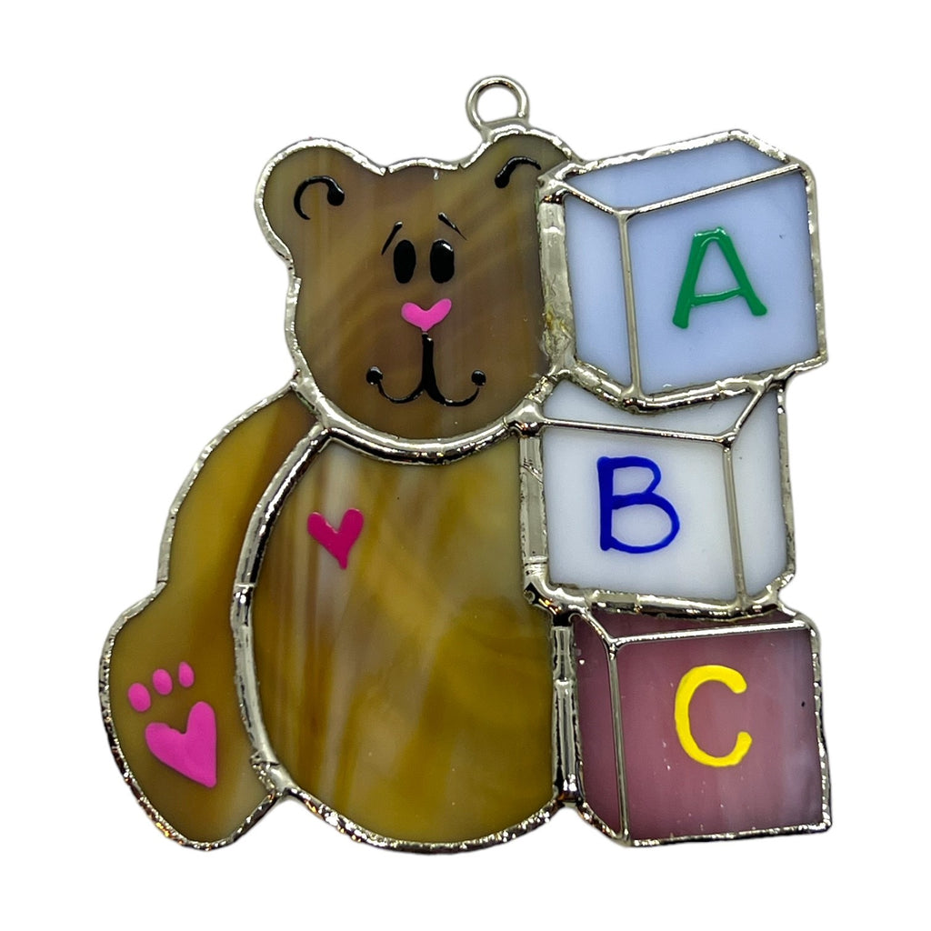 Glass Cover- Teddy Bear ABC / Divoted Discounted