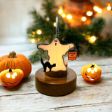 Glass Cover- Trick-or-Treat Ghost