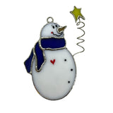 Glass Cover- Starry Night Snowman