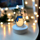 Glass Cover- Starry Night Snowman
