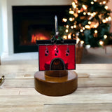 Glass Cover- Holiday Fireplace
