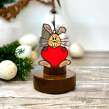 Glass Cover- Loveable Bunny
