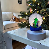 Glass Cover- Snow-globe Snowman/Dog/Cat