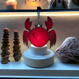 Glass Cover- Crabby Red