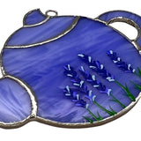 Glass Cover- Teapot with Drop (Light Blue Glass)