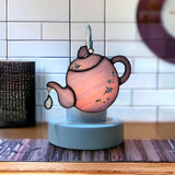 Glass Cover- Teapot with Drop