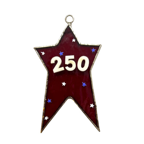 Glass Cover- Red Star 250th *Limited Design*