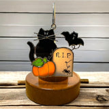Glass Cover- Halloween Tombstone/ Pumpkin/ Bat/Cat