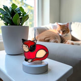 Glass Cover- Calico Cat