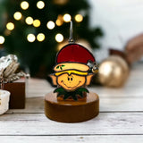 Glass Cover- Christmas Elf