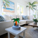 Glass Cover- Palm Tree with Flip Flops