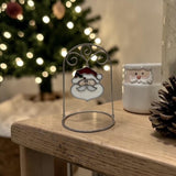 Glass Cover- Santa Claus
