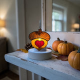 Glass Cover- Fall-time Acorn