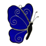 Glass Cover- Butterfly / Blue