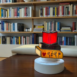 Glass Cover- Book Stack (Divoted SALE)