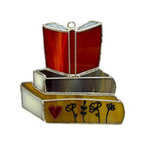 Glass Cover- Book Stack (Divoted SALE)