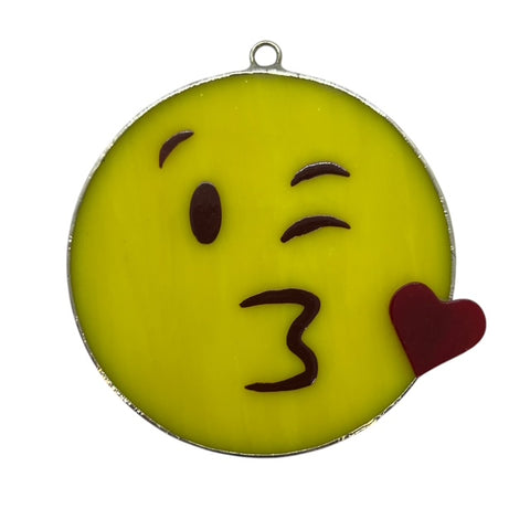 Glass Cover- Kiss Emoji