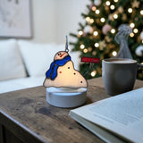 Glass Cover- Melting Snowman