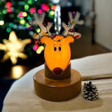 Glass Cover- Holiday Reindeer