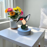Glass Cover- Hummingbird (Ruby Throated)