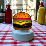 Glass Cover- Cheeseburger BBQ