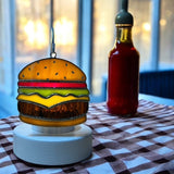 Glass Cover- Cheeseburger BBQ