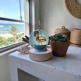 Glass Cover- Flamingo