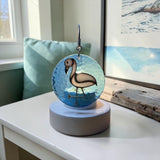 Glass Cover- Flamingo