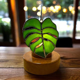 Glass Cover- Monstera Leaf