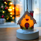 Glass Cover- Gingerbread Candy House