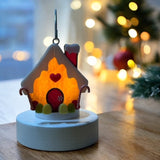 Glass Cover- Gingerbread Candy House