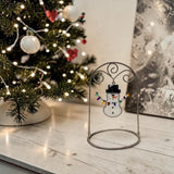 Glass Cover- Christmas Light Snowman (Black Winter Hat) Coming Soon
