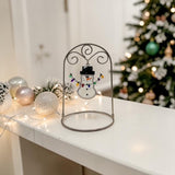 Glass Cover- Christmas Light Snowman (Black Winter Hat) Coming Soon