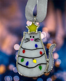 Swittle Christmas CAT Ornament "Meow-y Christmas"