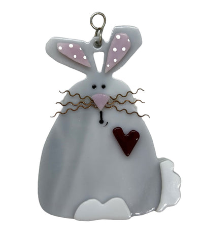 Glass Cover- Country Bunny