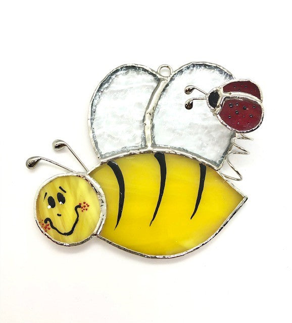 Glass Cover- Bee / Ladybug