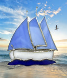 Glass Cover- Sailboat