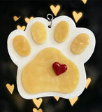 Glass Cover- Pawprint Love