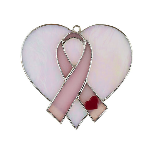 Glass Cover- Breast Cancer Ribbon (Discounted/Divoted)