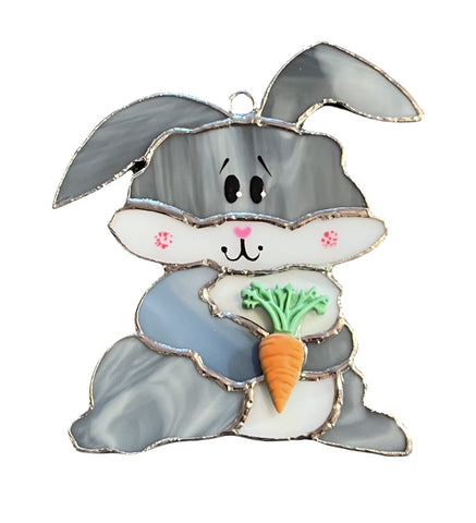 Glass Cover- Easter Rabbit