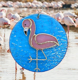 Glass Cover- Flamingo