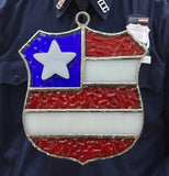 Glass Cover- Police USA Badge