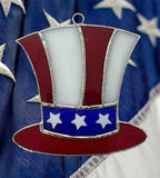 Glass Cover- American Patriotic HAT