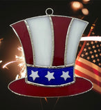 Glass Cover- American Patriotic HAT