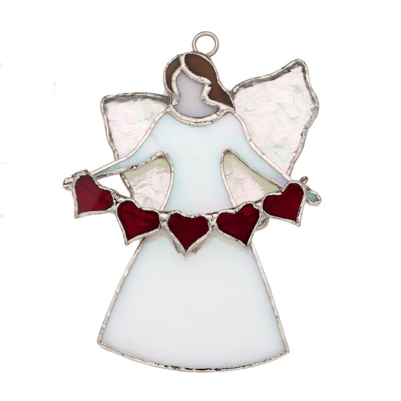 Glass Cover- The Angel Gabriel with Heart Strand